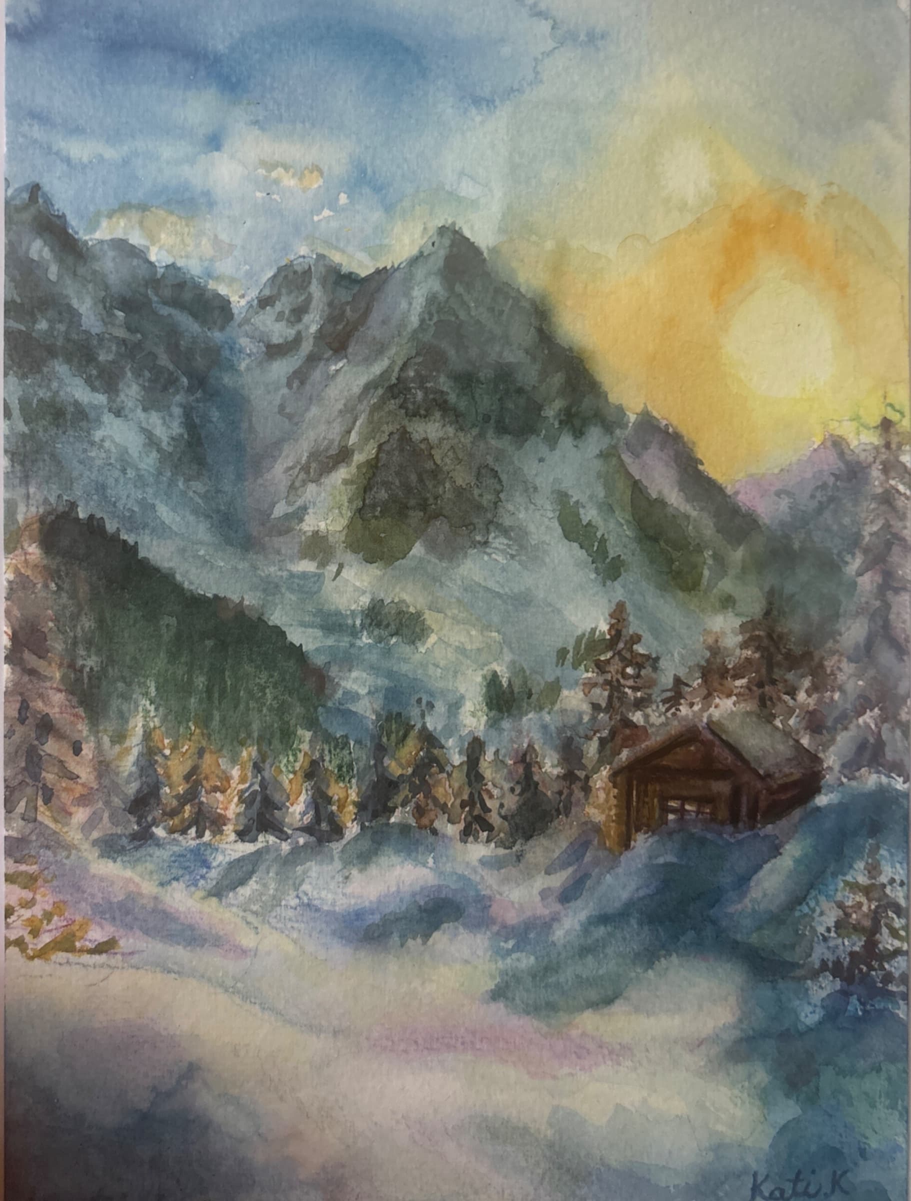 cottage in the mountains