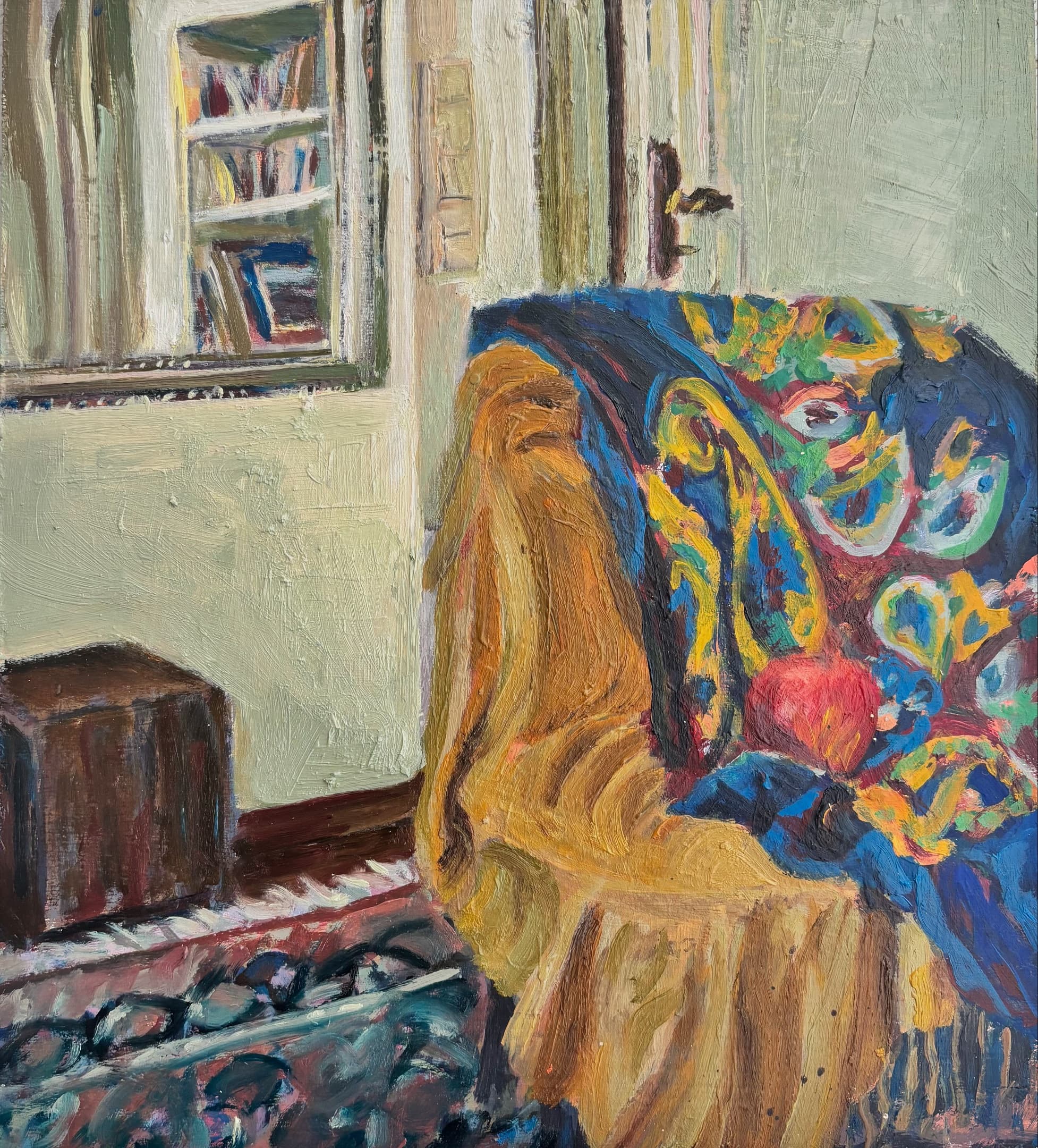 Pomegranate & the scarf